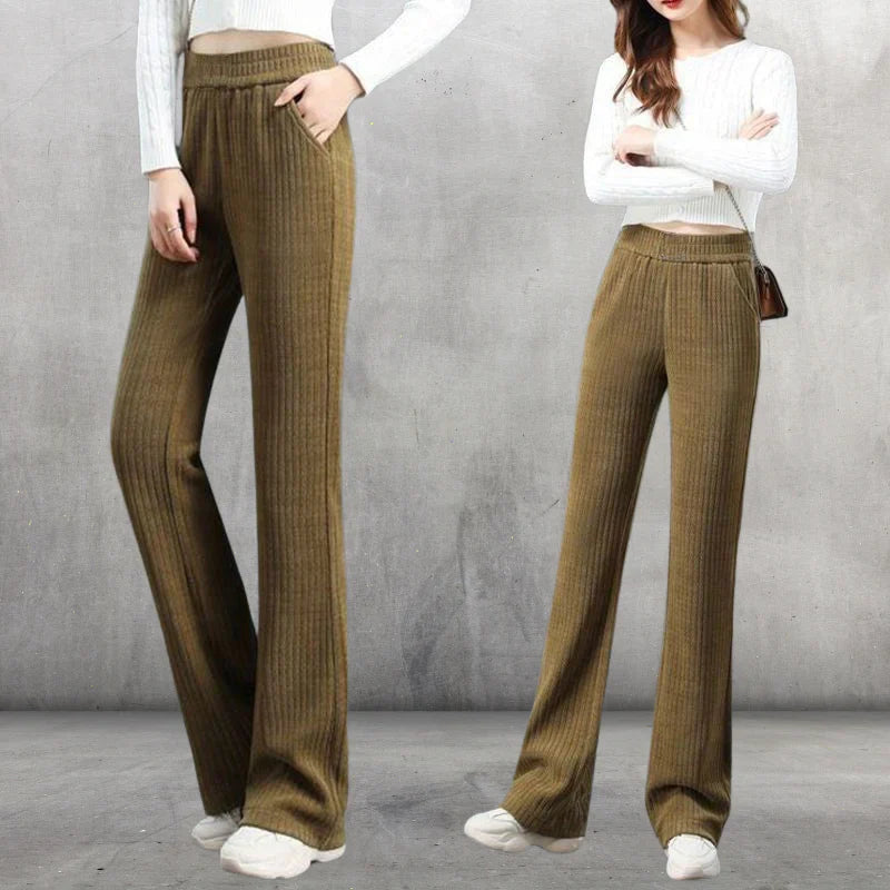 Eline - Vielseitige Damenhose mit Elastischer Taille
