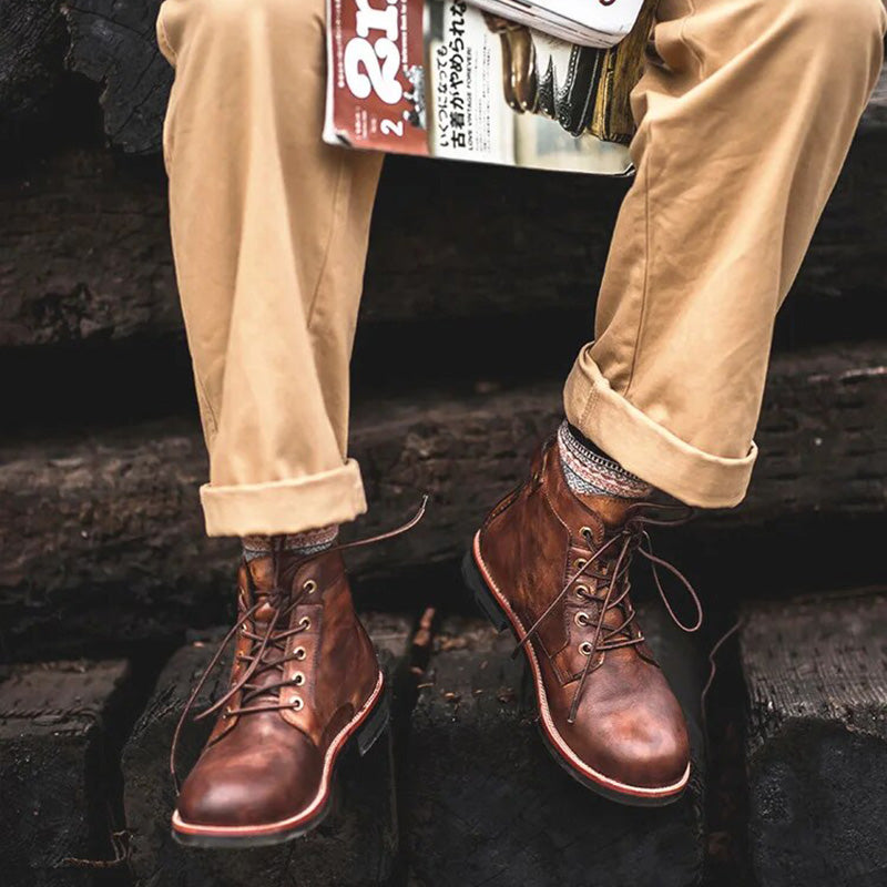 Aigo - Langlebige und Lederstiefel