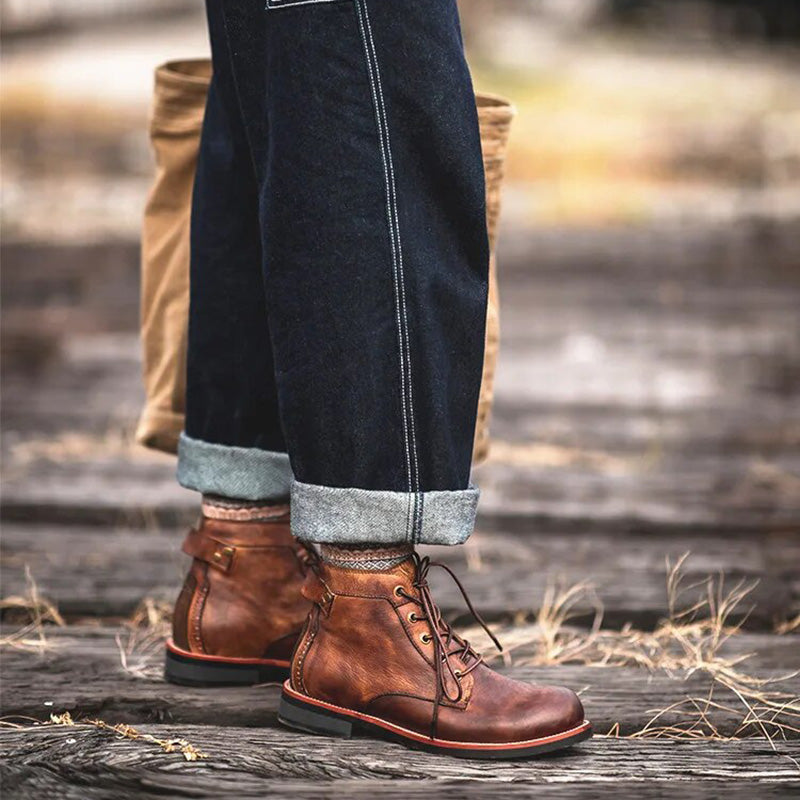 Aigo - Langlebige und Lederstiefel