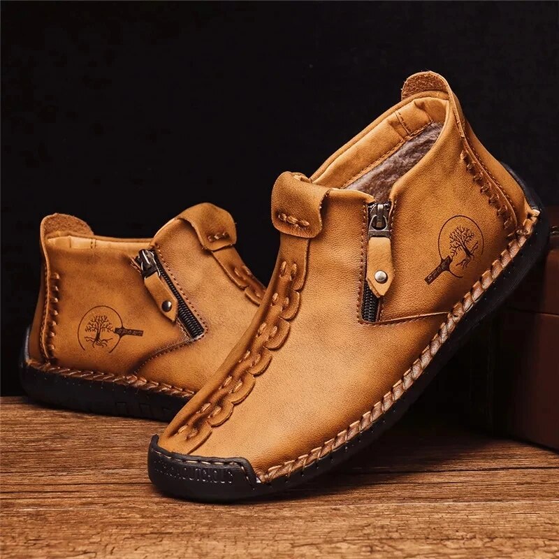 Raymond - Stylische Herren Lederstiefel