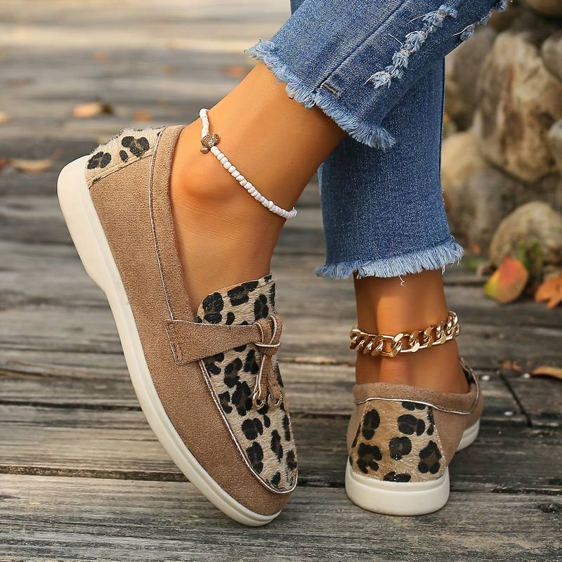 Zola - Damen Loafer mit Leopardenmuster