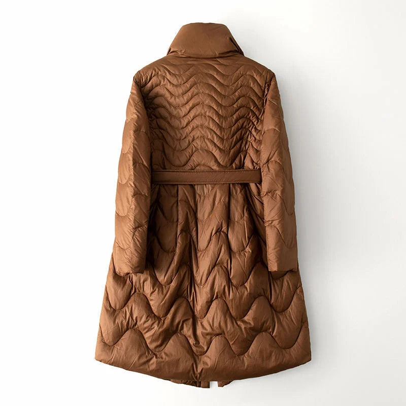 Seraphina – Stylische Lange Winterjacke