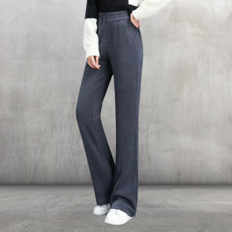 Eline - Vielseitige Damenhose mit Elastischer Taille