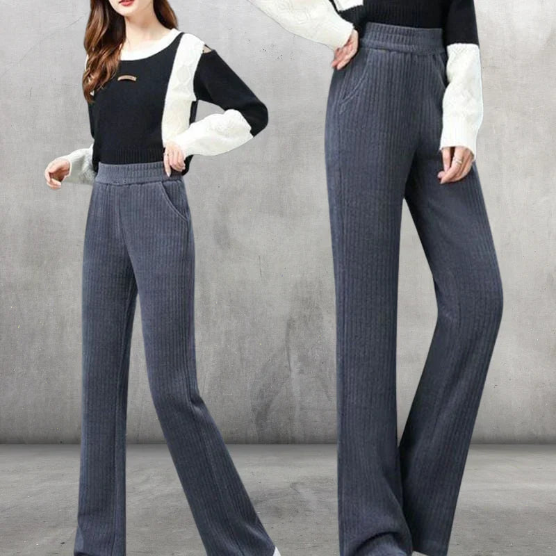 Eline - Vielseitige Damenhose mit Elastischer Taille