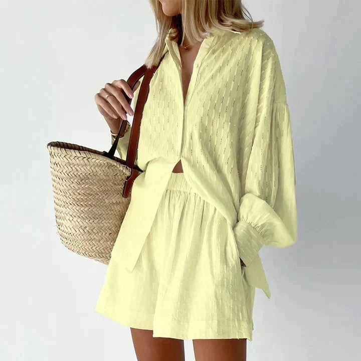 Aubriella - Elegantes Zweiteiliges Sommer-Set