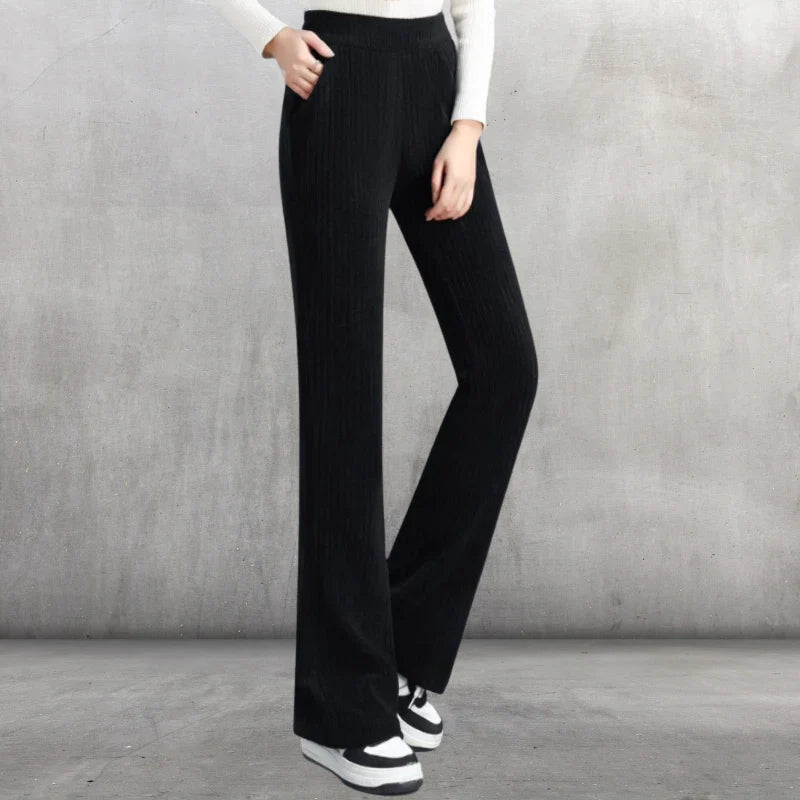 Eline - Vielseitige Damenhose mit Elastischer Taille
