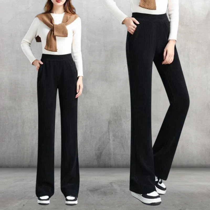 Eline - Vielseitige Damenhose mit Elastischer Taille