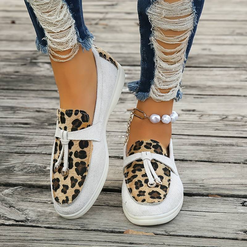 Zola - Damen Loafer mit Leopardenmuster