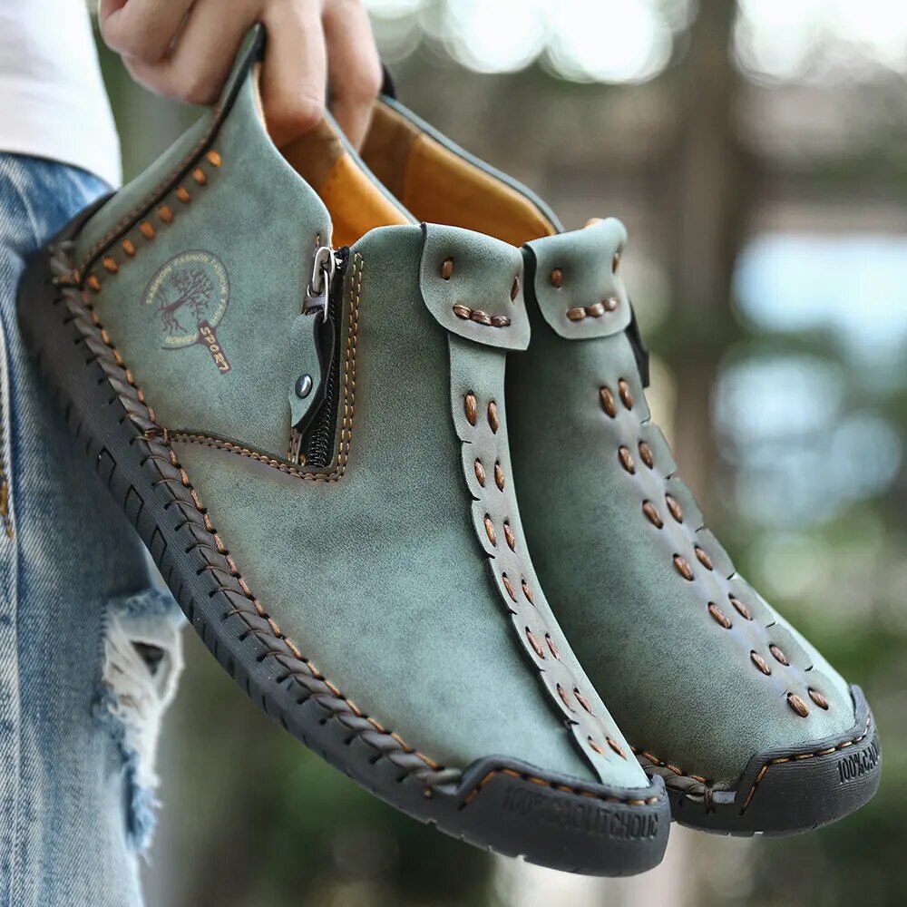 Raymond - Stylische Herren Lederstiefel