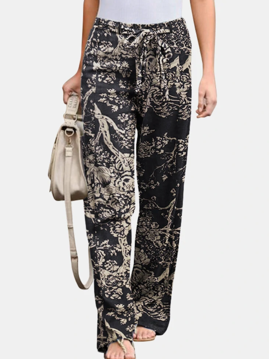 Esmee - Hose mit Blumendruck für Frauen