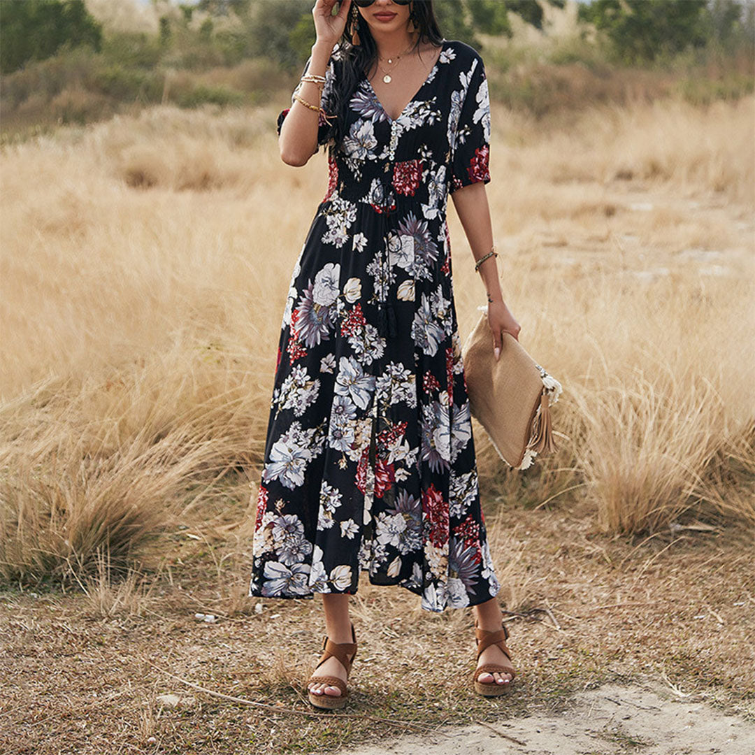 Raina - Geblümtes Sommerkleid