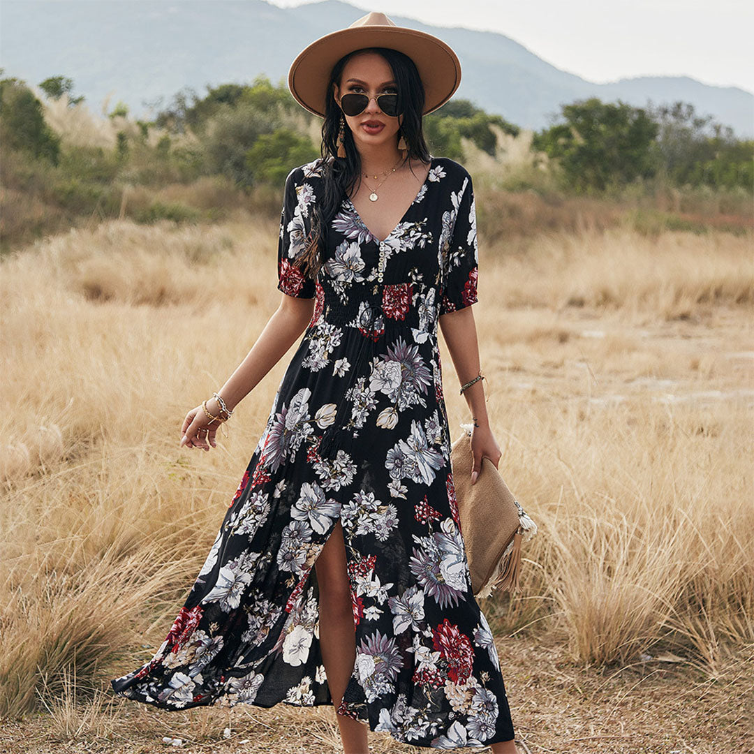 Raina - Geblümtes Sommerkleid