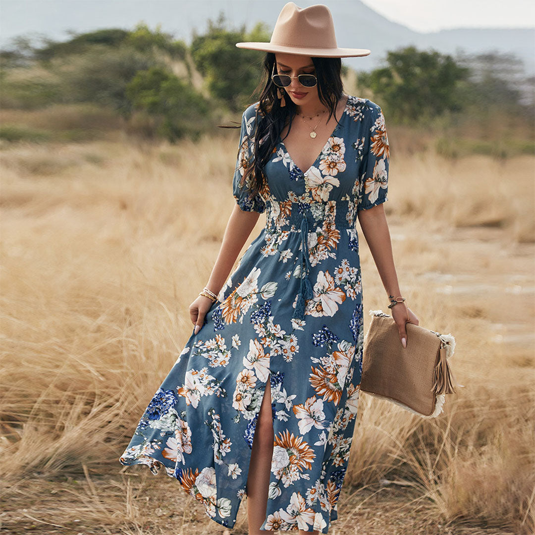 Raina - Geblümtes Sommerkleid