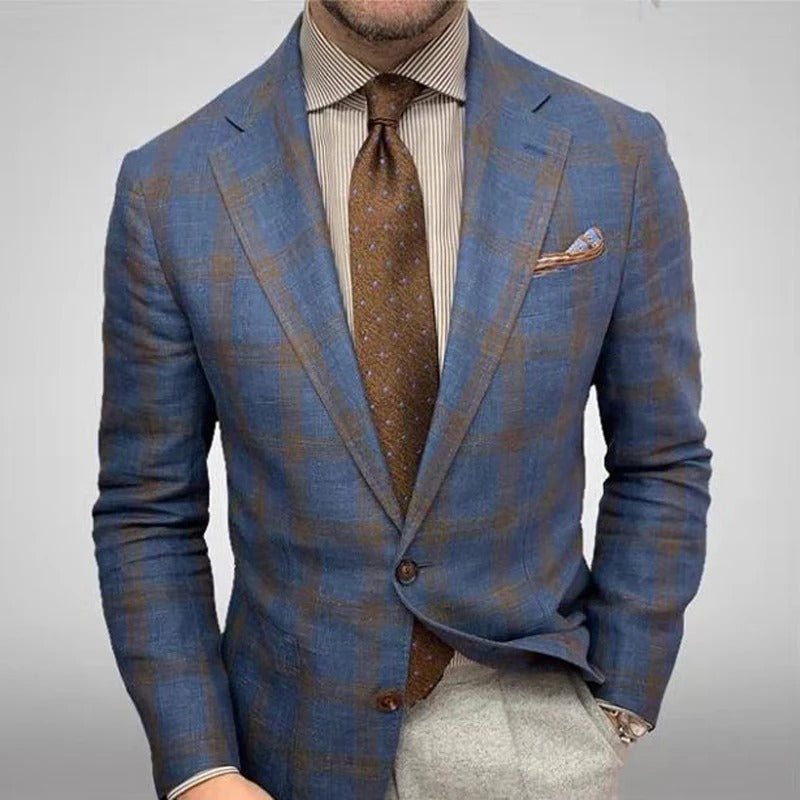 Josef - Karierter Blazer für Männer