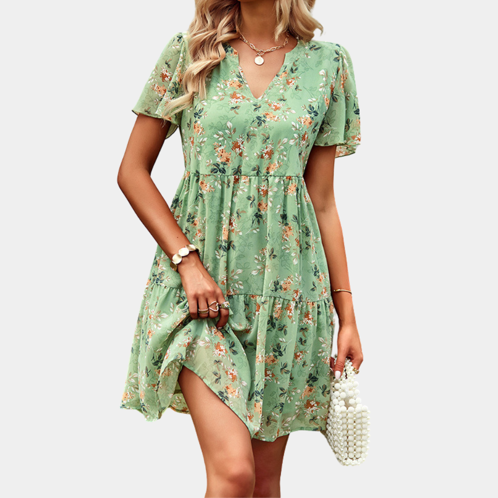 Zanna - Geblümtes Kleid für Frauen