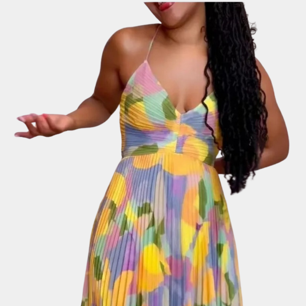 Fabienne - Modisches Plisseekleid für Damen
