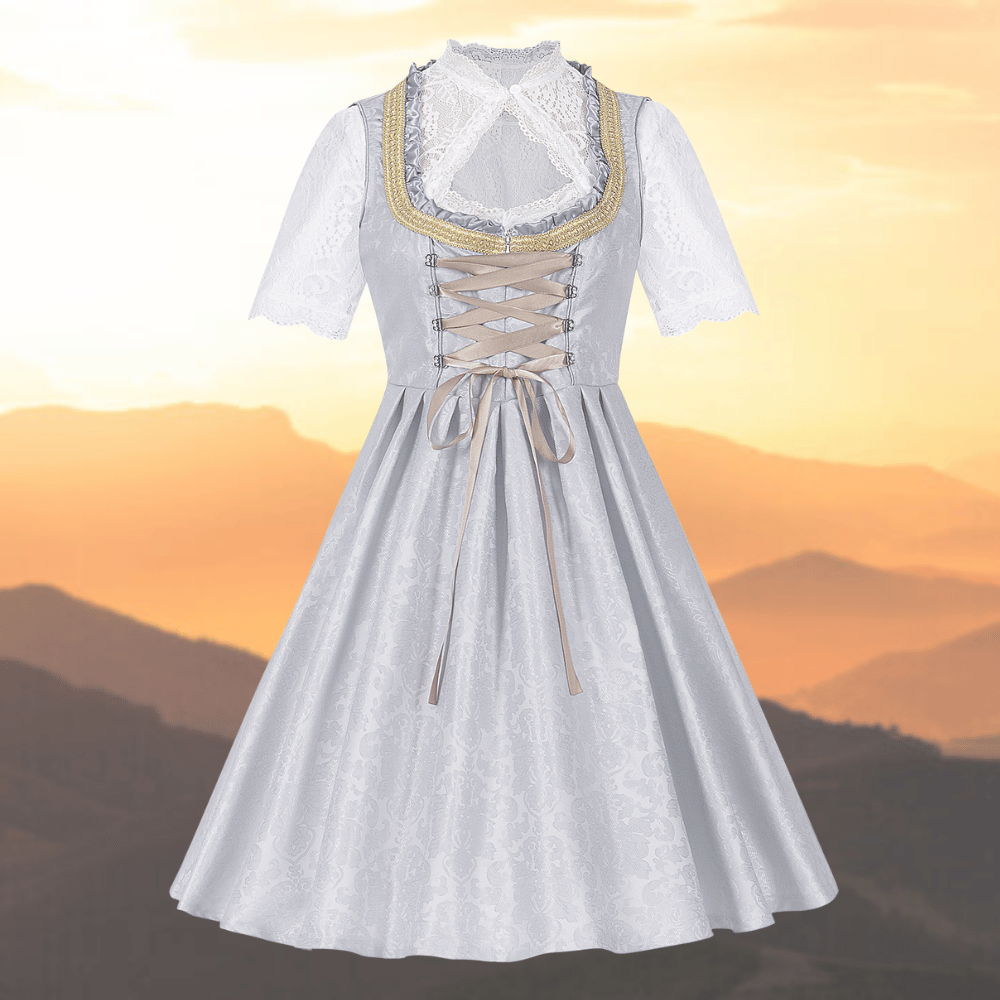 felix | Dirndlkleid mit Spitzenüberrock und Zierborte für Frauen