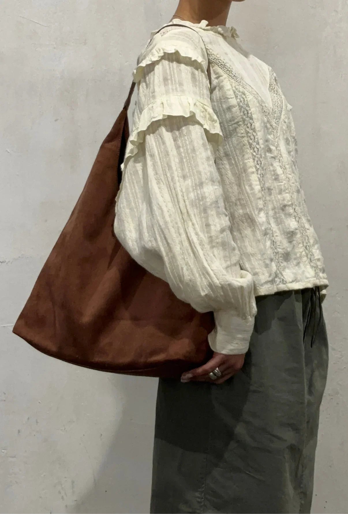 Kim - Wildleder Frauen Tasche