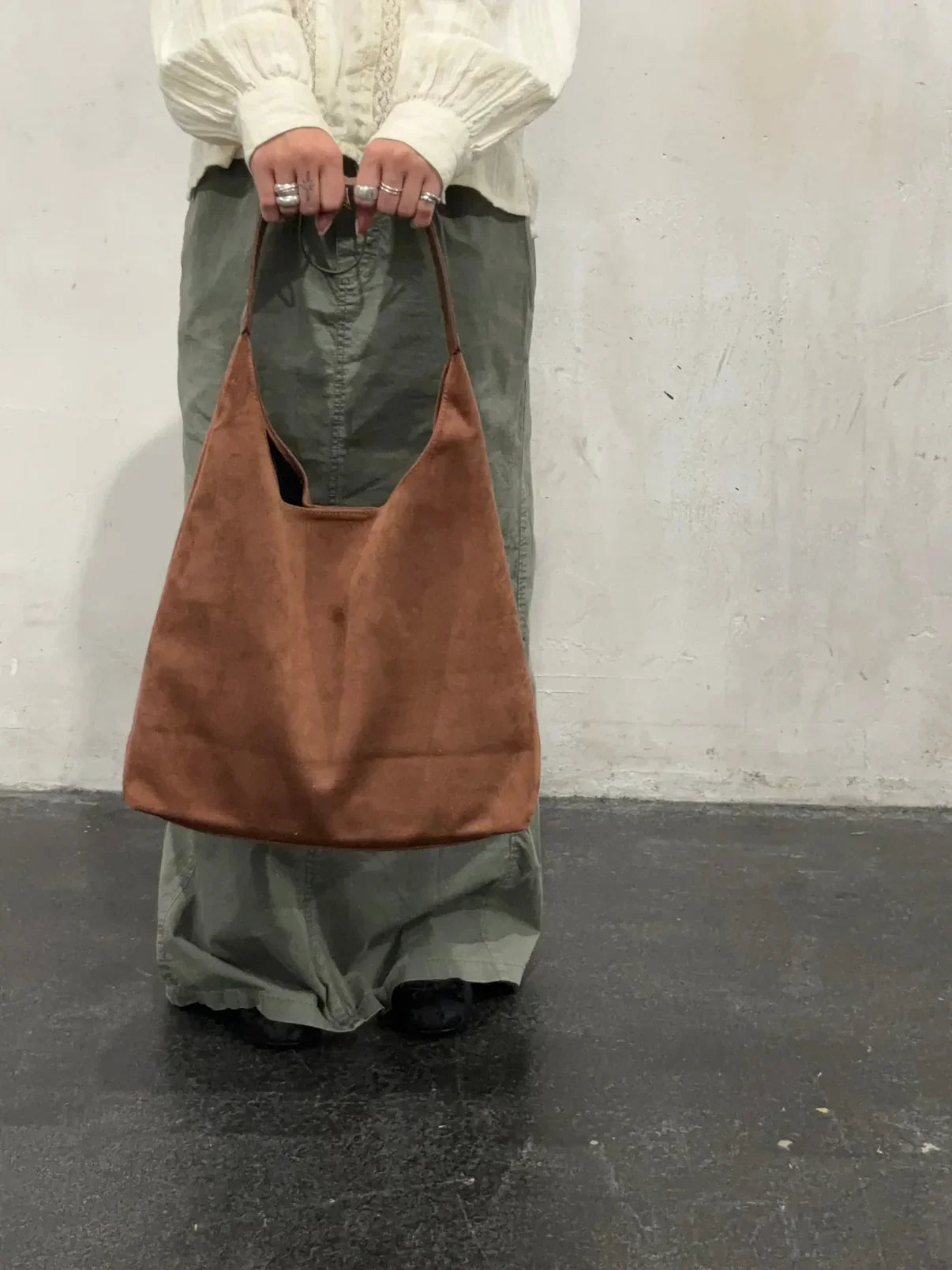Kim - Wildleder Frauen Tasche