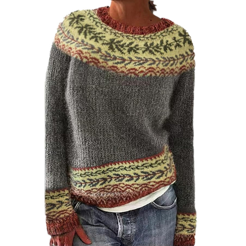 Laerke - Damen-Pullover im Retro-Stil