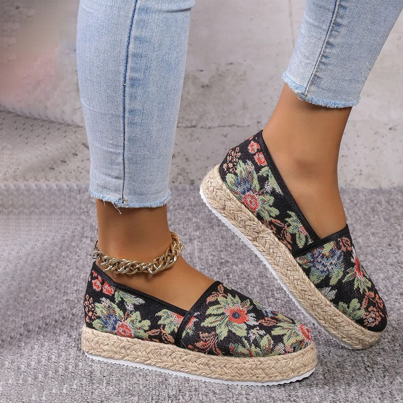 Tara - Geblümte Espadrilles für Damen