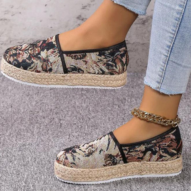 Tara - Geblümte Espadrilles für Damen