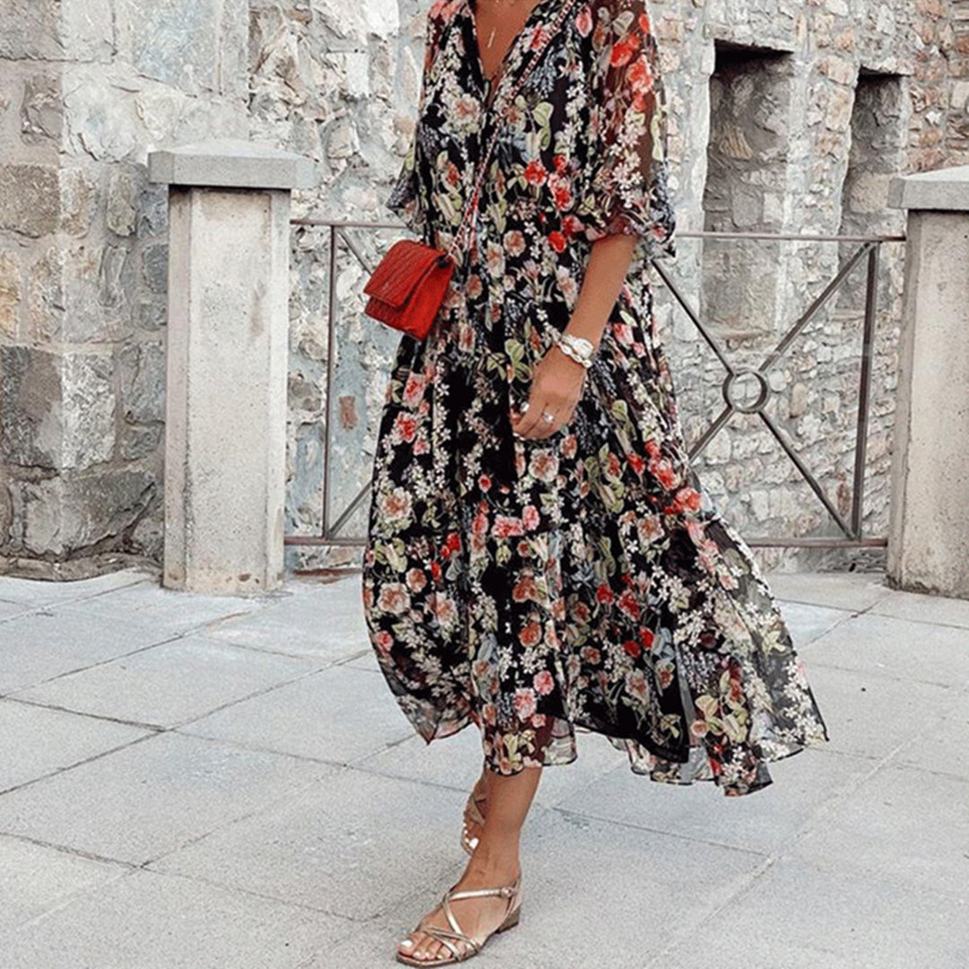 Sabiha - Elegantes Langes Kleid