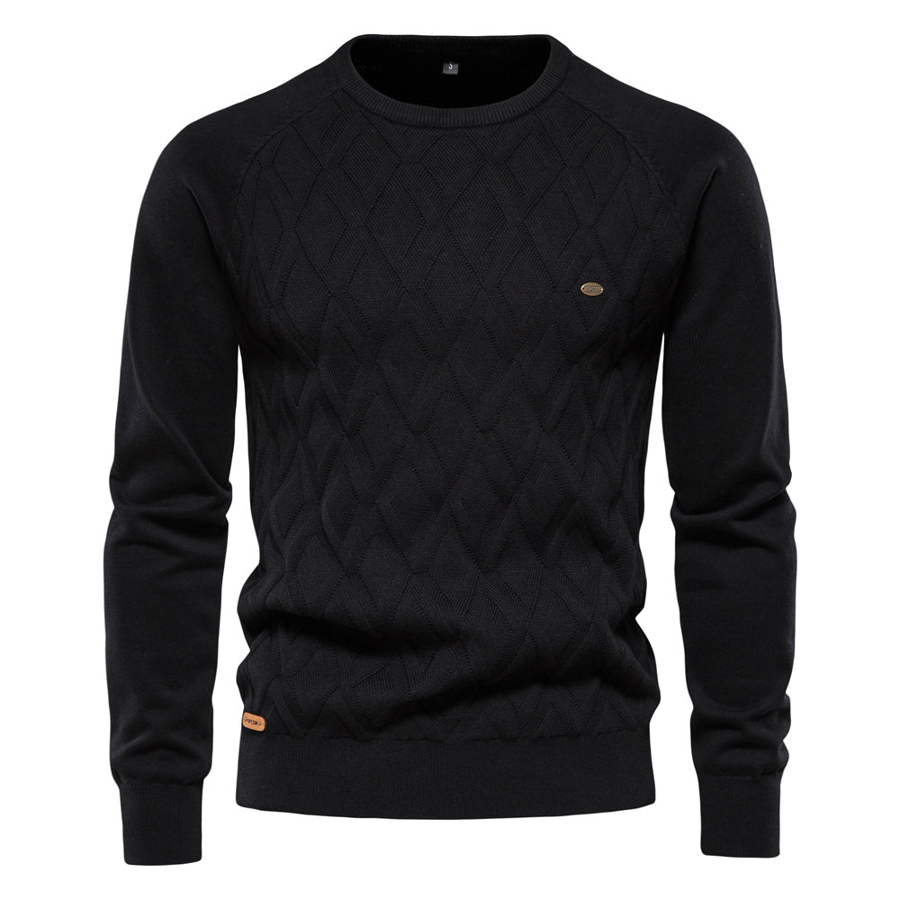 Helm - Herren-Strickpullover