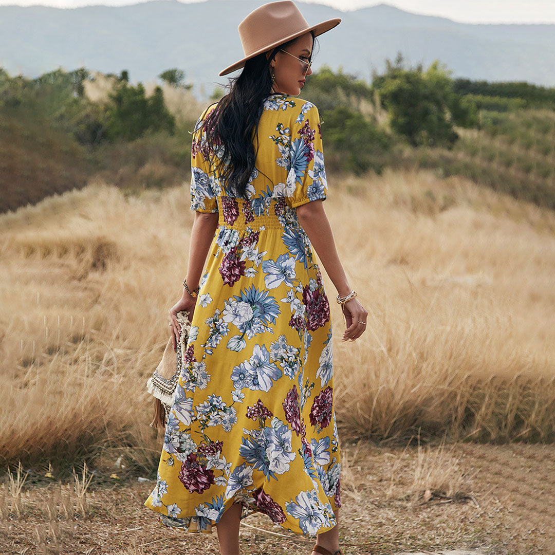 Raina - Geblümtes Sommerkleid
