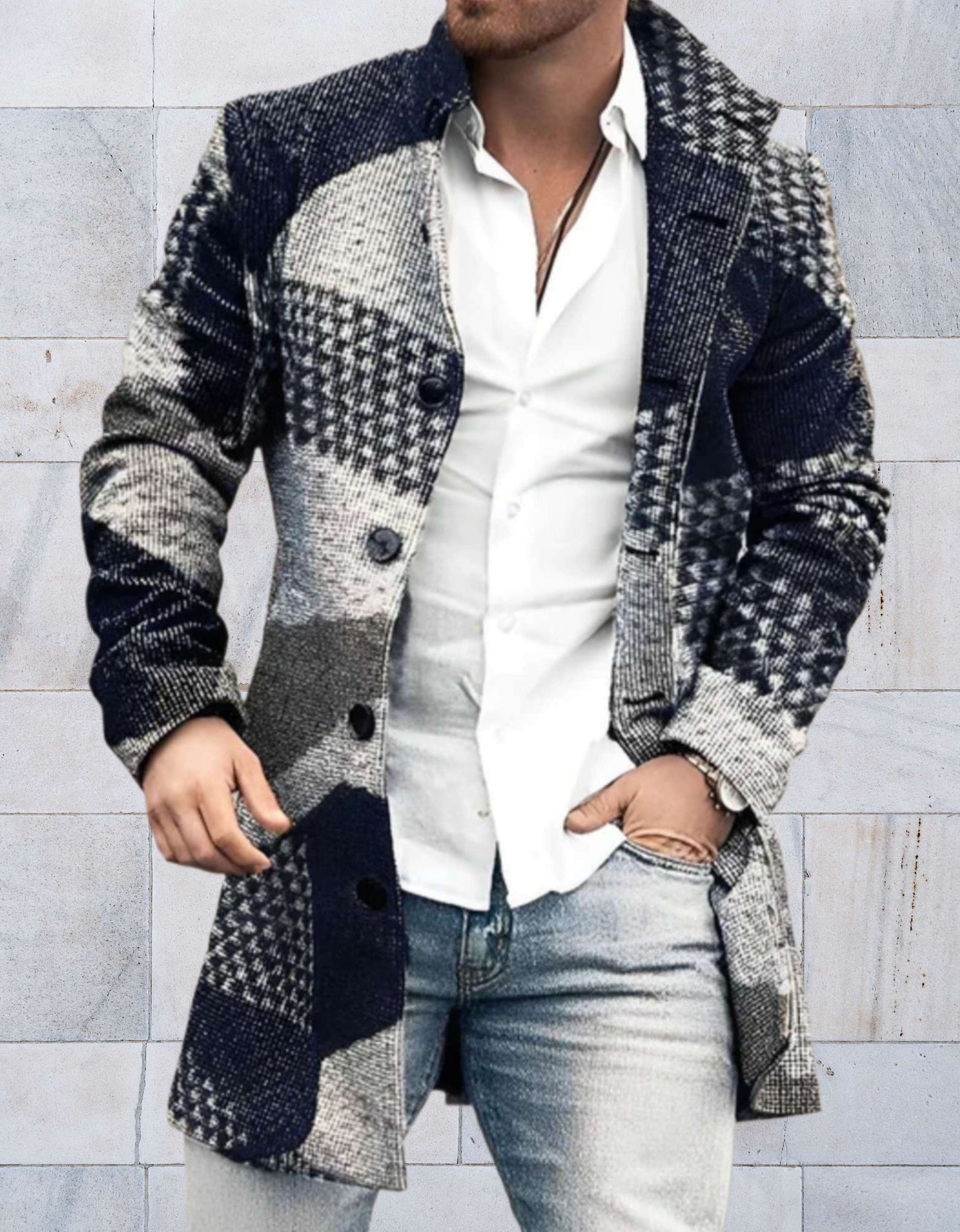 Daniel - Lange Winterjacke für Herren