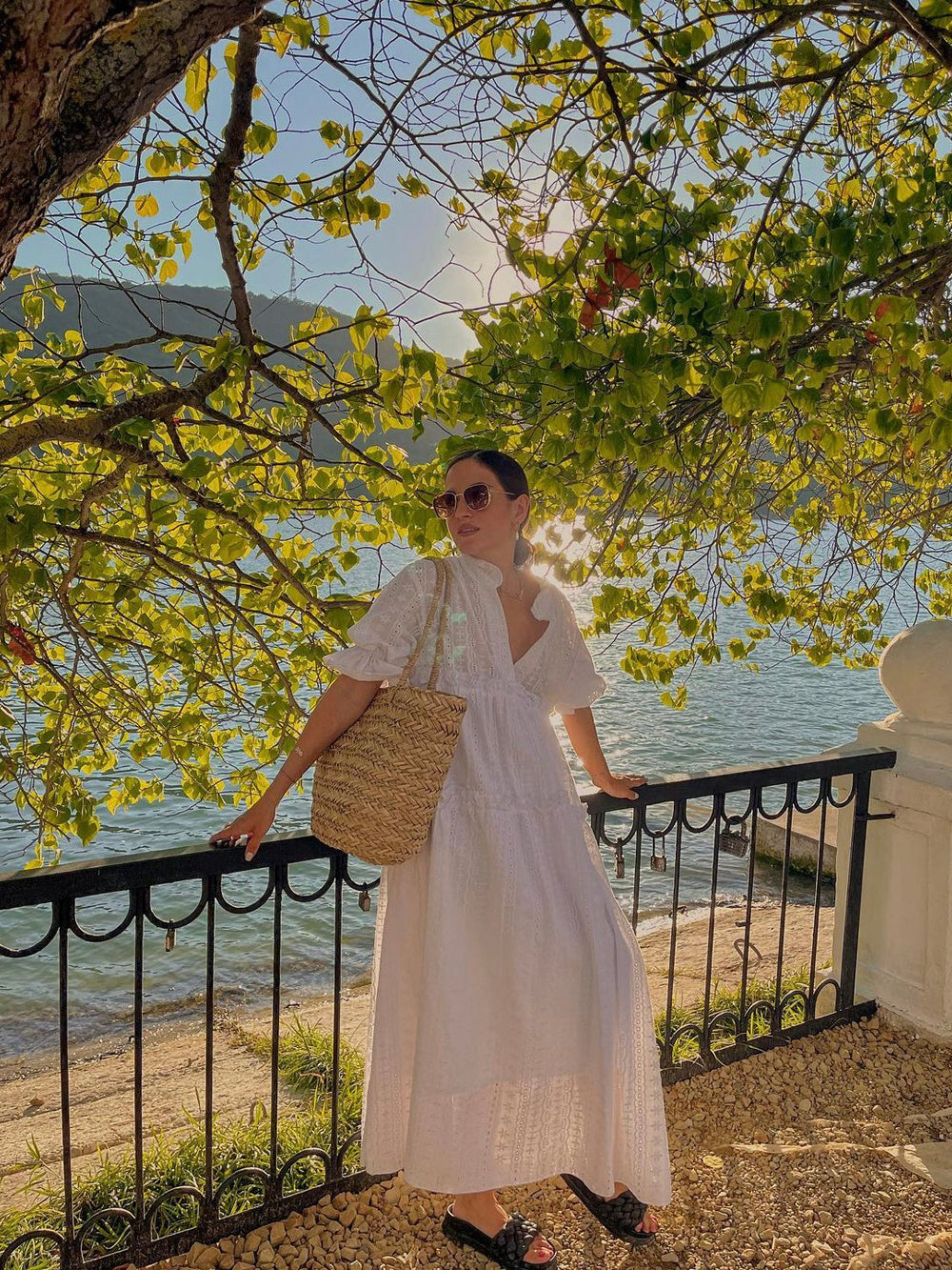 Bo - Beige Strandtasche