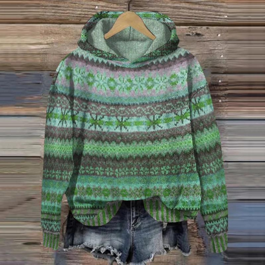 Kaliyah - Ethnischer Kapuzenpullover