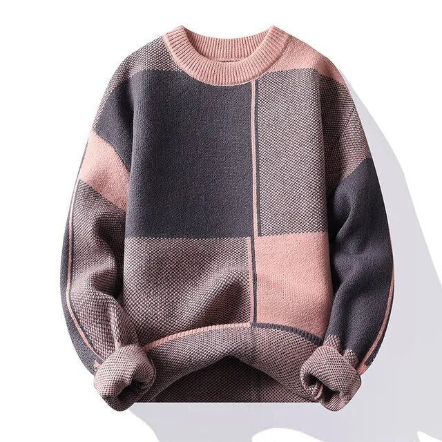 Caspar - Strickpullover mit Muster