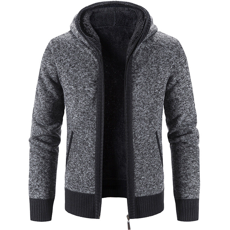 Isaac – Dicker Gestrickter Kapuzenpullover