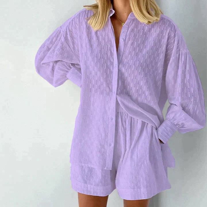 Aubriella - Elegantes Zweiteiliges Sommer-Set