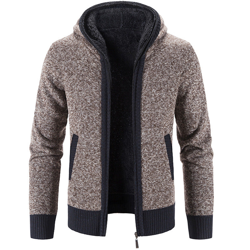 Isaac – Dicker Gestrickter Kapuzenpullover