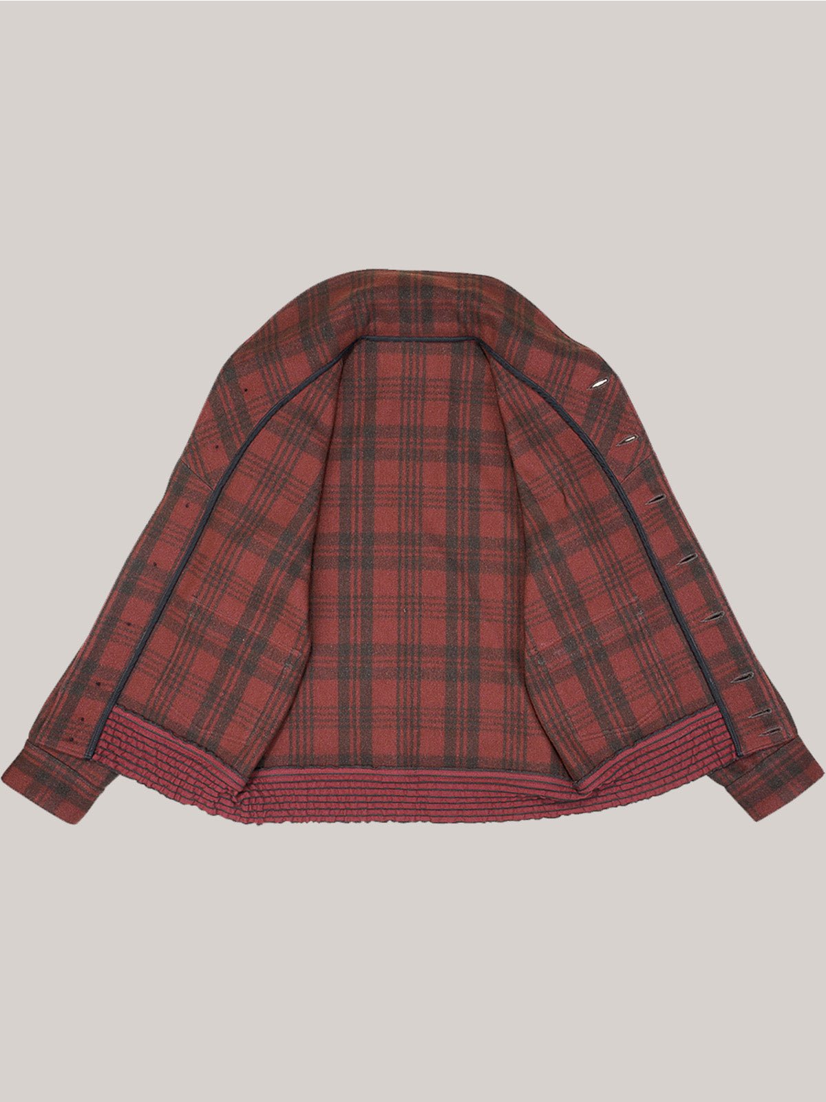 Jeff - Blazer aus Roter Wolle