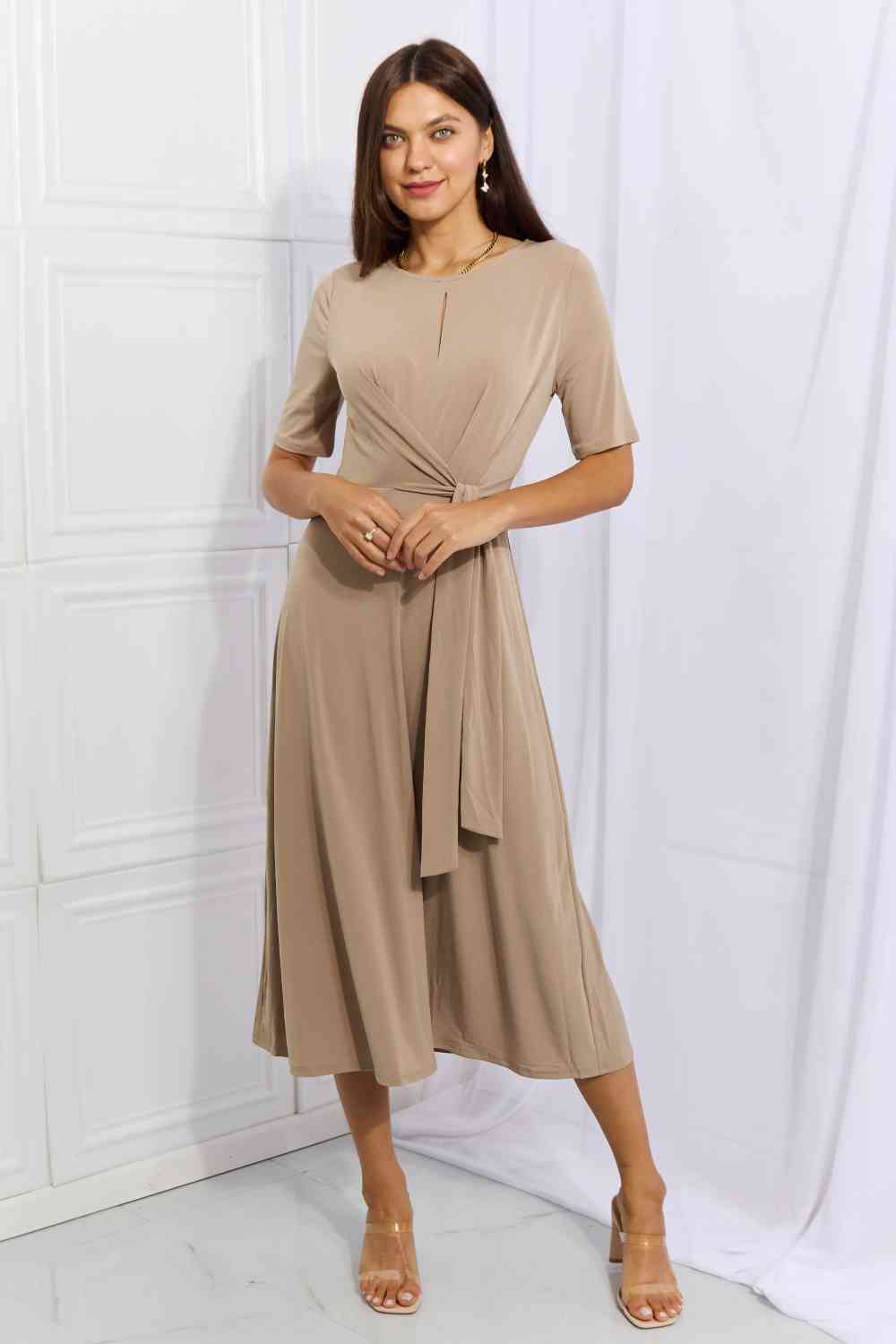 Lila - Frauen Wickelkleid