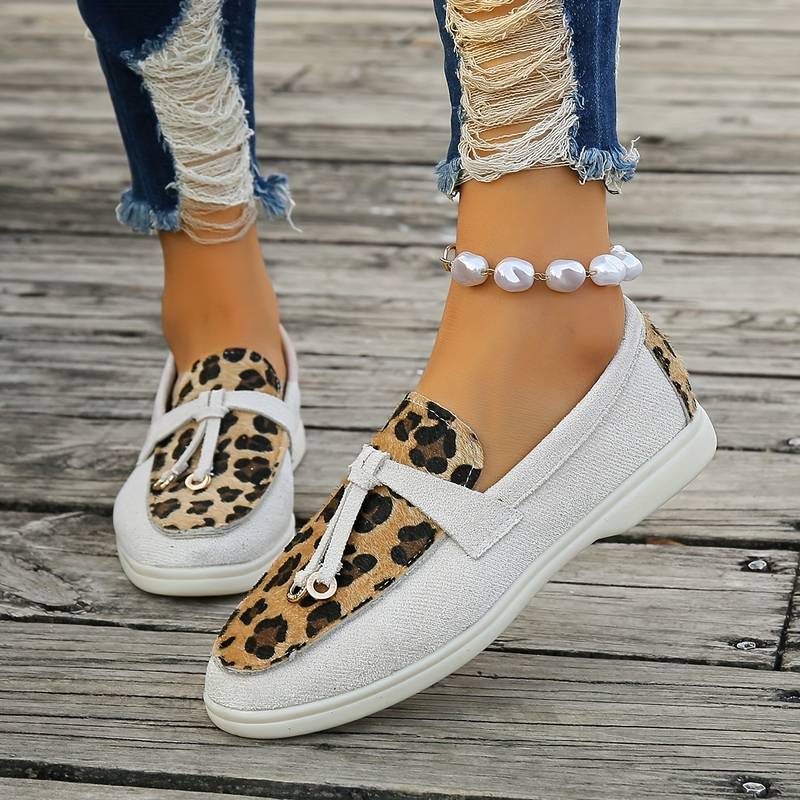 Zola - Damen Loafer mit Leopardenmuster