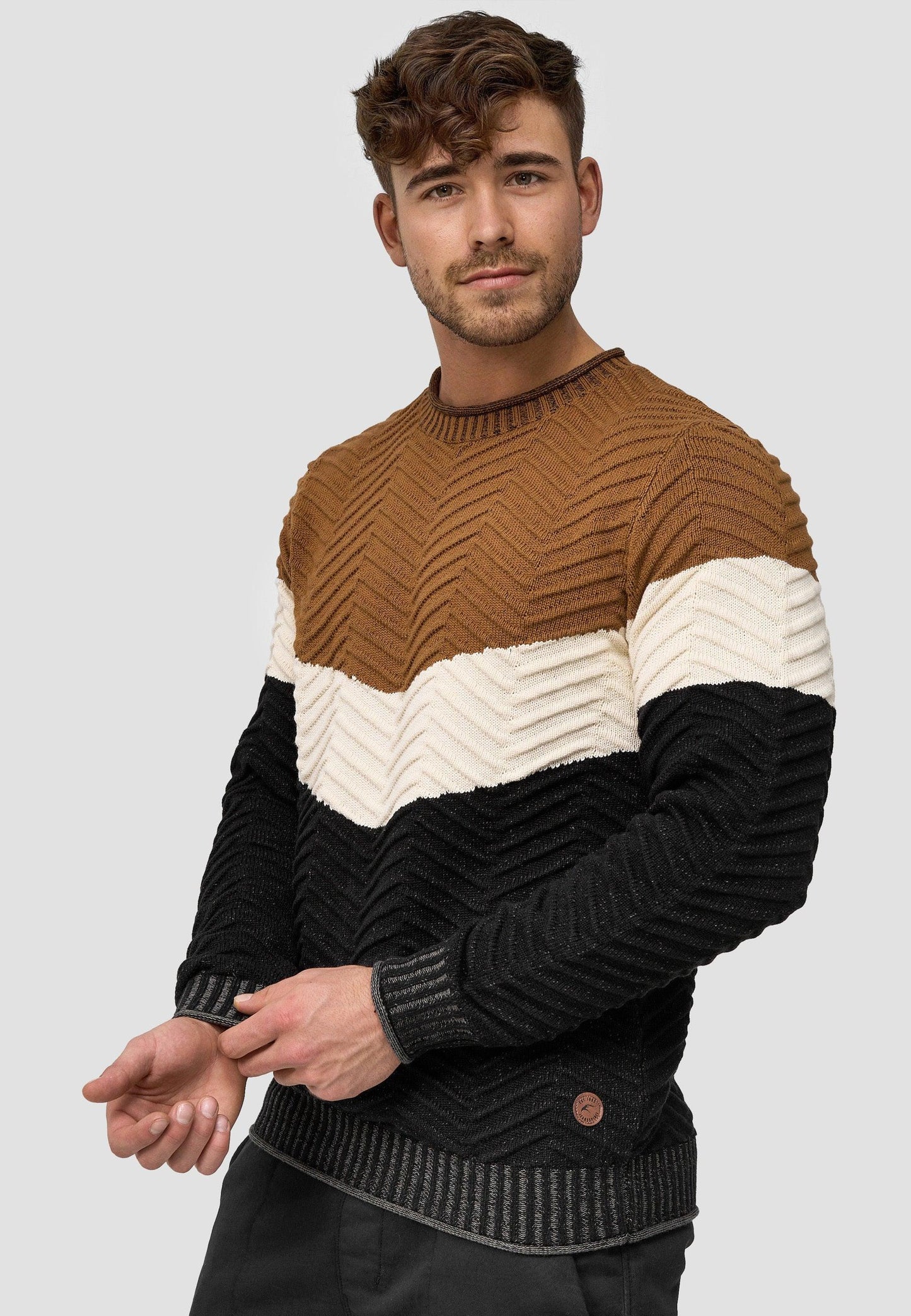 Damien - Vielseitiger Herren Strickpullover