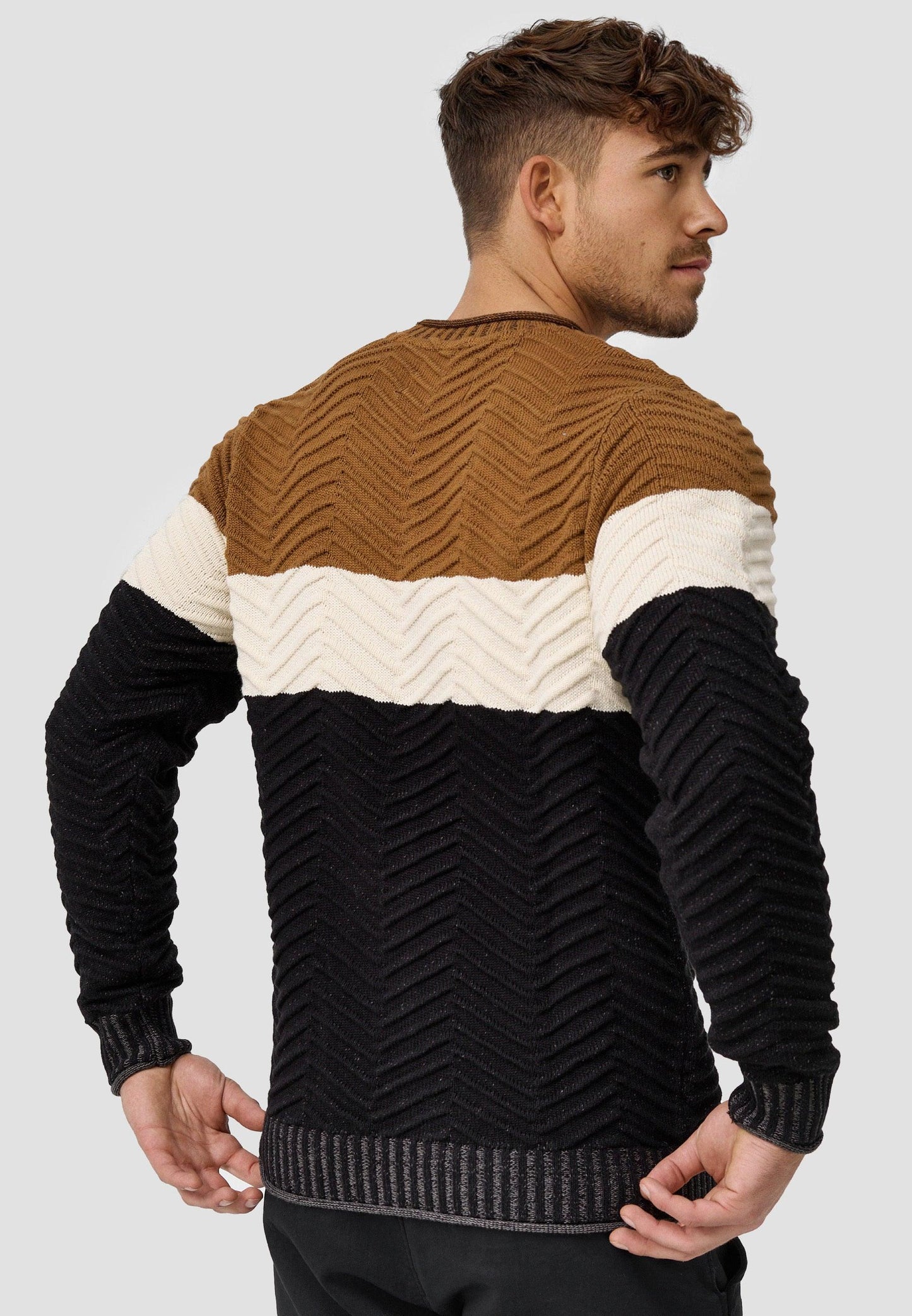 Damien - Vielseitiger Herren Strickpullover