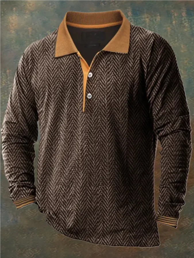 Graham - Gemustertes Herren Poloshirt