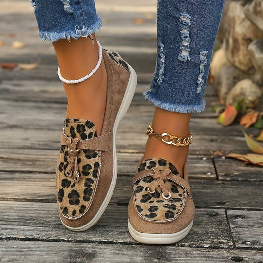 Zola - Damen Loafer mit Leopardenmuster
