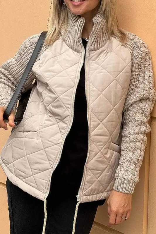 Kim - Patchwork-Jacke mit Reißverschluss