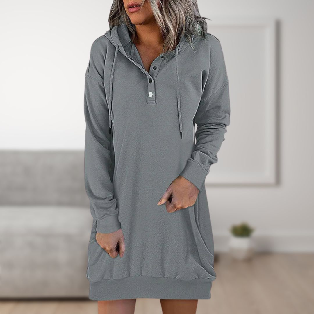 Nelba - Kleid mit Kapuze
