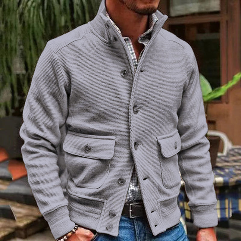 Caleb - Stilvolle Herren Strickjacke
