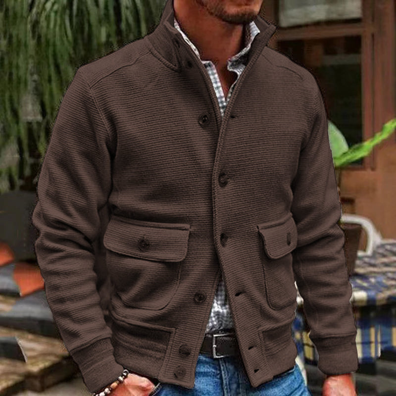 Caleb - Stilvolle Herren Strickjacke