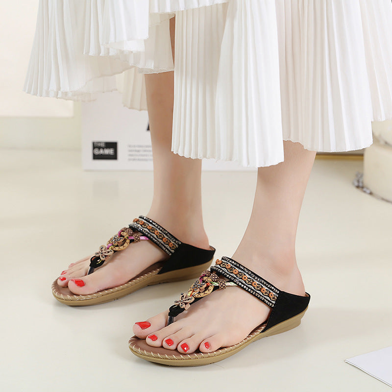 Renske - Damen Bohemian Flip Flops