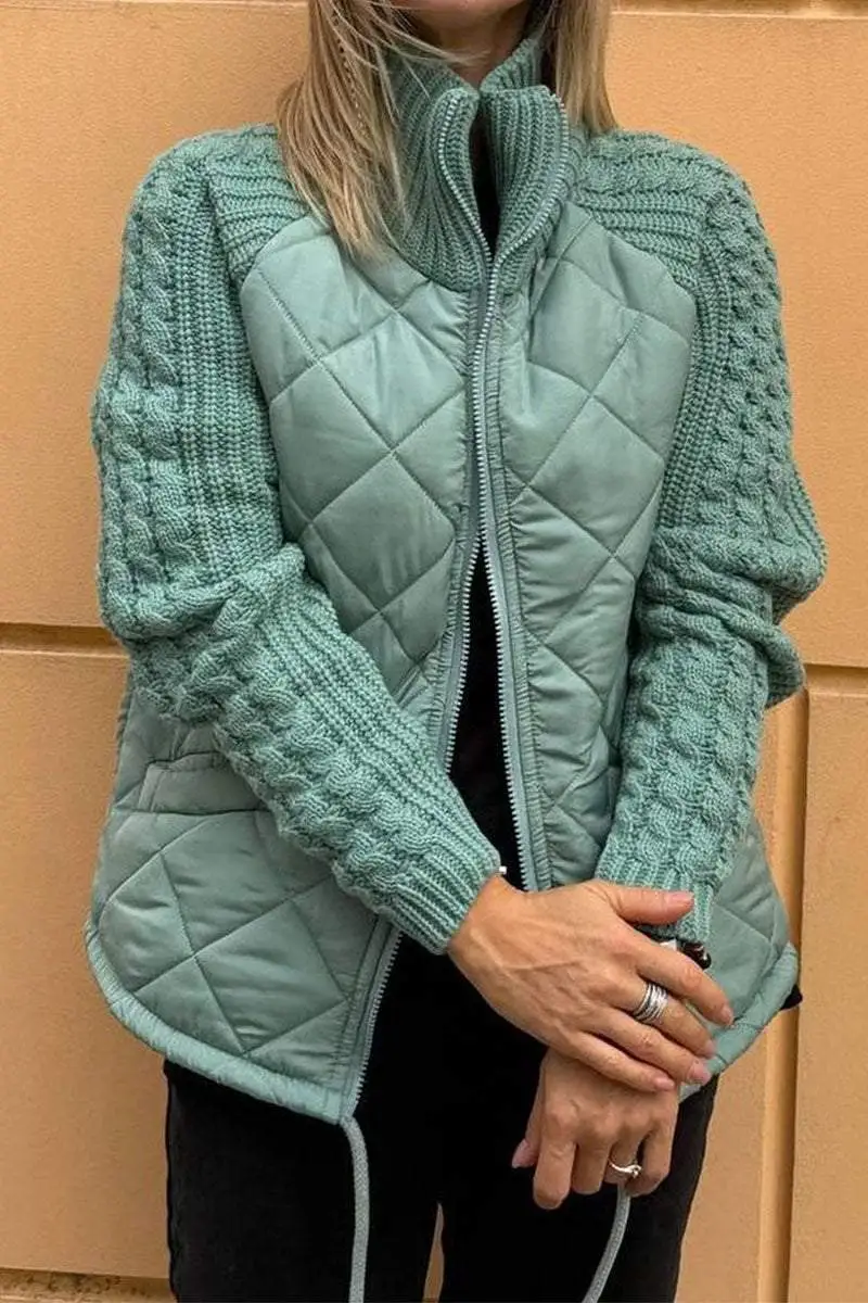 Kim - Patchwork-Jacke mit Reißverschluss
