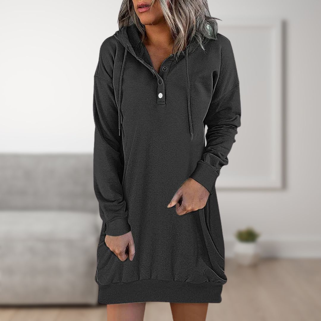 Nelba - Kleid mit Kapuze